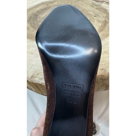 Giuseppe Zanotti Metallic Peep-Toe Pumps – Made in Italy - 6.5 - Picture 6 of 11